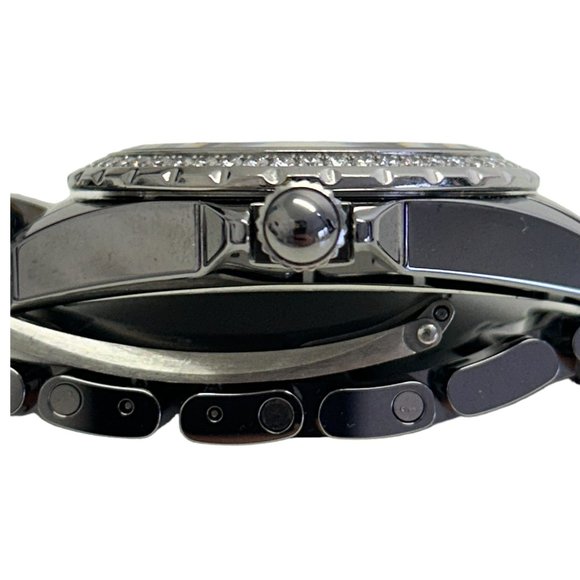CHANEL J12 Titanium Black Diamond Bezel Watch 38 mm - Picture 10 of 10